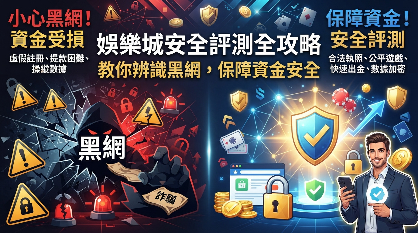 娛樂城安全評測全攻略：教你辨識黑網，保障資金安全